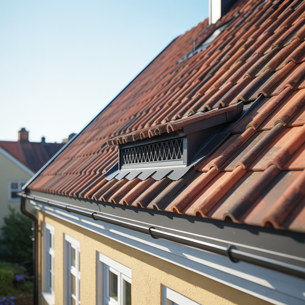 5.Sa har sakerstaller du att takets ventilation fungerar korrekt