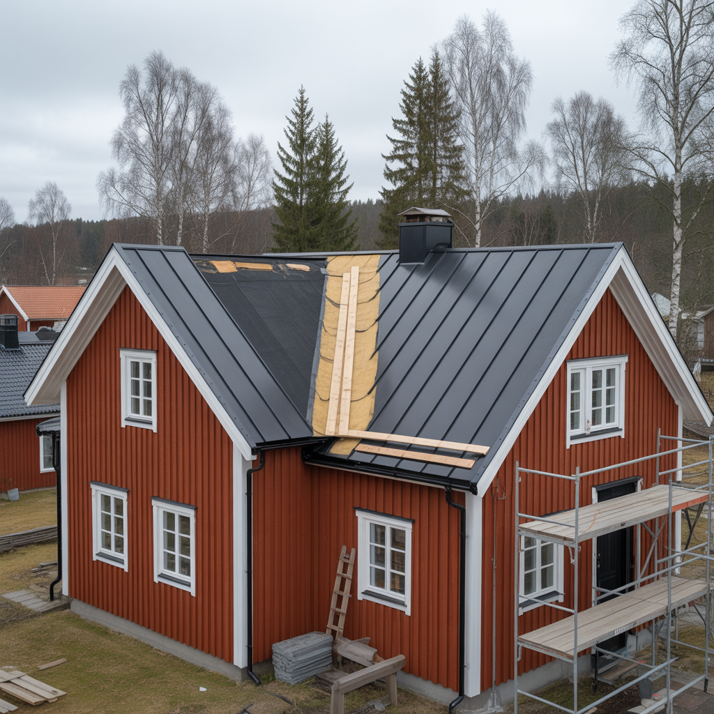 lagga nytt tak ovanpa det gamla regler risker kostnad